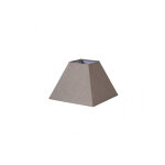 Tenorio abat - jour pyramide e27 lin gris 30dx13dx22h