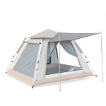 Tente de camping familiale escamotable enti�rement automatique pour 3 � 4 personnes avec �clairage int�gr� ...
