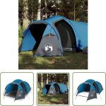 Tente de camping tunnel 2 personnes bleu imperm�able - tente de camping - tente tunnel - tente bleue ...