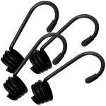 Crochets pour tendeur ou sandow - lot de 4 - 8 mm - noir