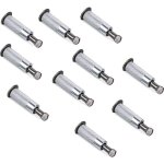 Piton douille rétractable inox - x10 Piton douille rétractable inox - x10