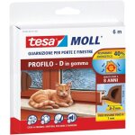 Tesa - 05393 - 00111 joint adh�sif caoutchouc portes fen�tres profil d 6 m 3 - 7 mm