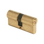 Tesa securit� - cylindre double type te5 en 30 x 100 mm laiton nickel� 3 cl�s