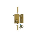 Tesa assa abloy - serrure multipoints ts30 3 points droite 1 lat�ral + haut et bas axe 53mm cl� t60 tesa ...