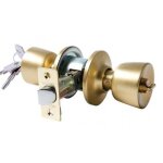 Tesa - serrure tubulaire 3500 / 60 - 70 cylindre ext�rieur bouton int�rieur - chrom� mat - axe 70 mm ...