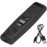 Testeur d'alcool �thylique portable rechargeable usb - alcootest avec affichage lcd 3 couleurs