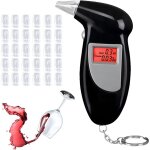 Testeur d'alcool, testeur par mille avec 30 embouts buccaux, testeur d'alcool portable professionnel, ...