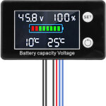 Testeur de capacit� de batterie 9v - 100v avec �cran lcd r�tro�clair� et voltm�tre num�rique pour batteries ...