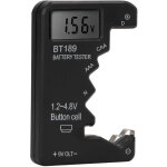 Testeur de batterie �cran num�rique, analyseur de capacit� et d'usure, pour piles aa aaa c d n 9v 6f22 ...