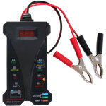 Testeur de batterie num�rique 12 v, voltm�tre et analyseur de syst�me de charge d'alternateur avec �cran ...