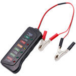 Testeur digital de batterie et alternateur de 12 v - 6 voyants led - testeur multifonction pour auto ...