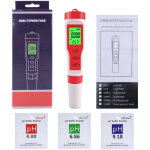 Testeur num�rique de qualit� ph / tds / ec / temp�rature, analyseur pour eau, piscines, aquariums
