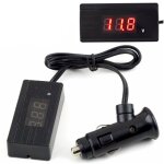 Testeur numérique de tension de batterie pour voiture, camping - car, moto, éclairage led, voltmètre Testeur numérique de tension de batterie pour voiture, camping - car, moto, éclairage led, voltmètre