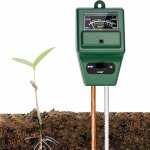 Testeur ph terre 3 en 1 testeur ph sol, soil tester kit testeur humidit� plantes ph terre metre sol pour ...