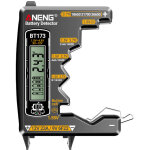 Testeur de piles num�rique mesure tension, contr�le �tat, diagnostic plage 1, 5 - 4, 8v (9 - 12v) compatible ...