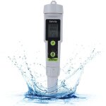 Testeur sel piscine, num�rique testeur electronique piscine sel, testeur de qualit� de l'eau pour temp�rature ...