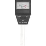 Testeur de sol 2 en 1 ph et fertilit� avec 3 sondes abs 18cm pour jardin int�rieur / ext�rieur