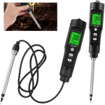 Testeur de sol de valeur ec, test de plantation de verger horticole, analyseur de sol, test de conductivit� ...