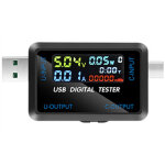 Testeur de tension et de courant usb multifonction avec �cran ips num�rique, testeur de capacit� et de ...
