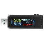Testeur de tension et de courant usb multifonction avec �cran ips num�rique, testeur de capacit� et de ...