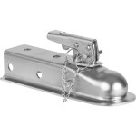 T�te d'attelage remorque pour boule d'attelage 50, 8 mm canal capacit� de charge 1587, 6 kg coupleur ...
