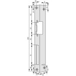 Ttire de gches lectriques gauche - querres longues - type iw pour porte  recouvrement - eff eff ...