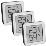 Tfa - dostmann 95. 2019. 54 lot de 3 hygrom�tres num�riques d'int�rieur pour mesurer l'humidit� et la ...