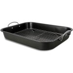 Plat rtisserie avec grille en acier carbone, amandine
