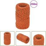 The living store - corde de bateau orange 2 mm 250 m polypropyl�ne - corde de bateau - corde polypropylene ...