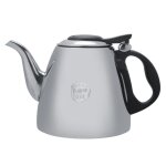 Th�i�res pour cuisini�re induction avec poign�e r�sistante � la chaleur caf�i�re en acier inoxydable ...