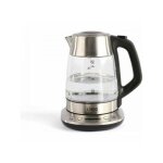 Theiere electrique bouilloire �lectrique sans fil livoo dod165 - gris - temp�rature r�glable - infuseur ...