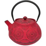 Th�i�re en fonte 1, 2 l - style moderne et couleur rouge