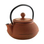 Th�i�re en fonte lacor - orange - capacit� 0, 6 litres