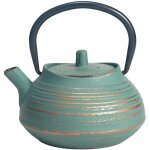 Th�i�re de type japonaise verte en fonte 0. 4 litre