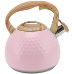 Th�i�re, th�i�re � sifflet en acier inoxydable 3l avec poign�e r�sistante � la chaleur, bouilloire moderne, ...