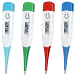 Thermom�tre buccal, thermom�tre num�rique pour usage oral, rectal ou axillaire (lot de 4)