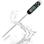 Thermometre cuisine avec �cran lcd thermom�tre num�rique digital avec sonde longue haute pr�cision, lecture ...