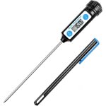 Thermom�tre de cuisson, thermom�tres de cuisine thermom�tre num�rique digital avec sonde longue et lcd ...
