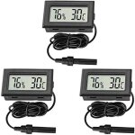 Thermomtre digital hygromtre mini sonde thermomtres jauge de temprature humidit mtre pour reptile ...