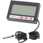 Thermom�tre digital voiture exact int�rieur ext�rieur double mesure pour aquarium r�frig�rateur