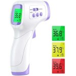 Thermometre frontal adulte, thermometre frontal infrarouge, 2 en 1 thermom�tre san contact b�b� adulte ...