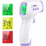 Thermom�tre frontal adulte thermom�tre infrarouge avec alerte de fi�vre thermom�tre frontal 2 en 1 sans ...
