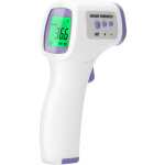 Thermom�tre frontal num�rique sans contact � infrarouge �lectronique , appareil de mesure de la temp�rature ...