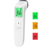 Thermom�tre frontal sans contact, thermometre bebe, thermom�tre m�dical num�rique infrarouge pour adultes, ...