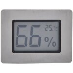 Thermom�tre hygrom�tre �lectronique lcd int�gr� pour humidor guitare cave � vin