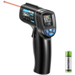 Thermom�tre infrarouge, - 50�c 550�c ( - 58�f 1022�f) thermometre laser sans contact avec emissivit� ...
