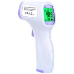 Thermom�tre infrarouge sans contact - mesure frontale instantan�e (1s) avec �cran lcd r�tro�clair�