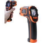 Thermom�tre infrarouge sans contact, pistolet thermom�tre laser num�rique avec �cran lcd - 50 �c 390 ...