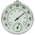 Thermom�tre d'int�rieur et d'ext�rieur 10 cm avec thermom�tre d'humidit� � l'int�rieur et � l'ext�rieur ...