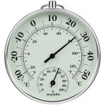 Thermom�tre d'int�rieur et d'ext�rieur 10 cm avec thermom�tre d'humidit� � l'int�rieur et � l'ext�rieur ...